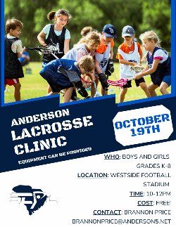 Lacrosse Clinic flyer